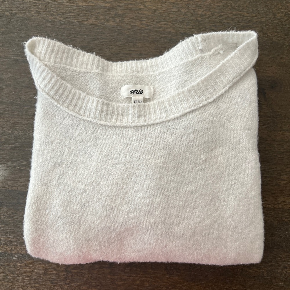 Aerie Cozyup Shrunken Crew Sweater